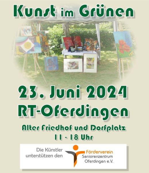 Kunst im Grünen in Oferdingen am 23.06.2024