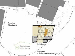 Vorentwurf 2: Lageplan - Kulturscheune Oferdingen